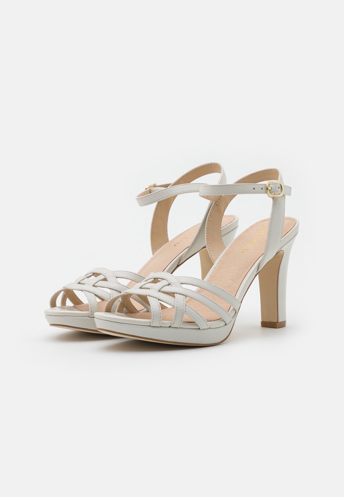 Sandales Anna Field High Blanche Femme | MVG-2934011